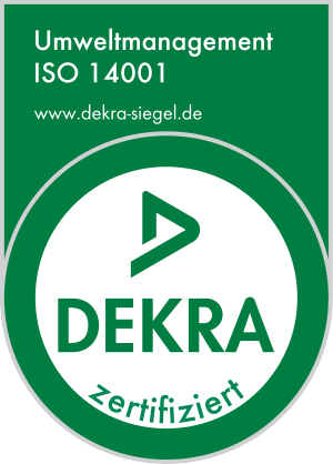 DEKRA-zertifiziert: Umweltmanagement ISO 14001